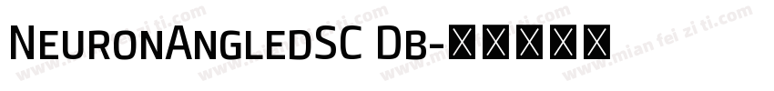 NeuronAngledSC Db字体转换